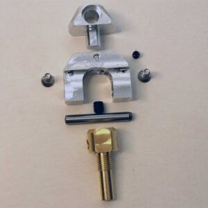 Motor mount bi-directional joint with screws, guide holder, M2x2 screw and 2.5mm pin