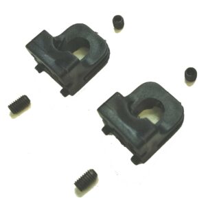 Front axle holders + screws (2 pieces)