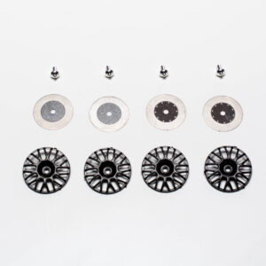 Porsche 911 GT1 set BLACK inserts + photo-etched + aluminum nuts