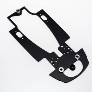 Porsche 911 GT1 aluminum anodized chassis + O-rings and guide mounts