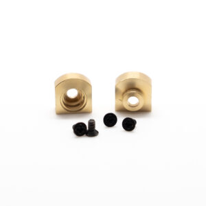 FIAT 1000TCR - Rear brass axle holders ("Camber") (x2)