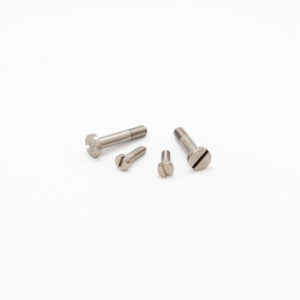 Pre-load and end-race steel screws for suspension (2+2)