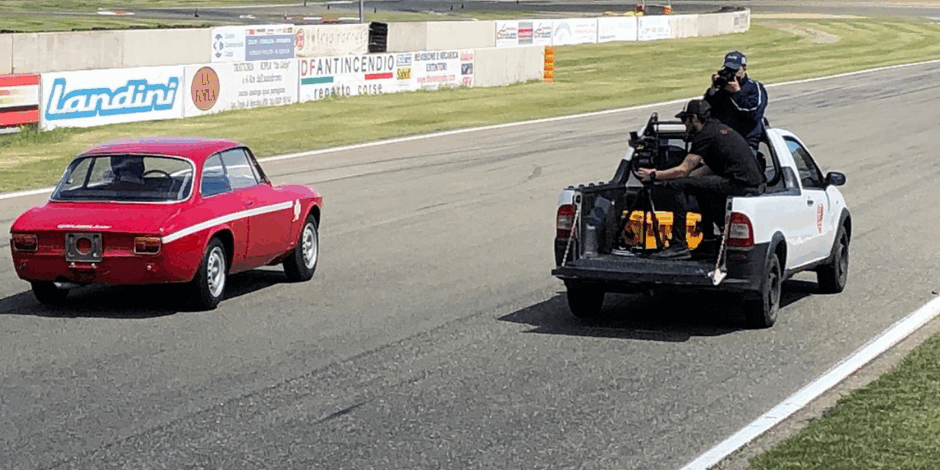 Filming with an Alfa Romeo GTA